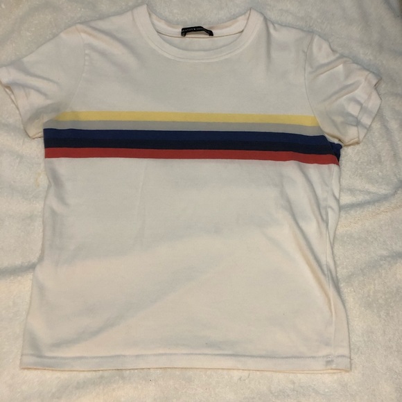 BRANDY MELVILLE rainbow striped shirt - Picture 1 of 1